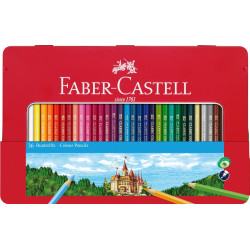 Цветные карандаши Faber-Castell Classic Colour 36 цветов в металлической коробке