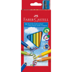 Карандаши Faber-Castell Junior Grip 20 цветов