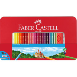 Карандаши Faber-Castell Classic Colour 60 цветов металлический кейс