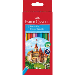 Krāsainie zīmuļi Faber-Castell Classic, 12 krāsas