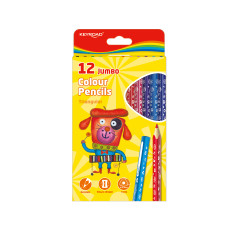 Цветные карандаши Keyroad Jumbo 12 цветов треугольные