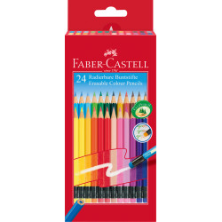 FSC Colour pencils erasable 24xcardboard box
