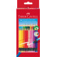 FSC Colour pencils erasable 24xcardboard box