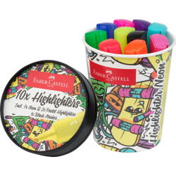 Tekstimarkerid Faber-Castell Ice Cream Superfluorescent 10 tk/pk