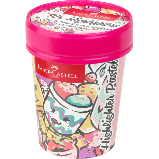 Tekstimarkerid Faber-Castell Ice Cream Pastel 10 tk/pk