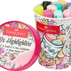 Tekstimarkerid Faber-Castell Ice Cream Pastel 10 tk/pk