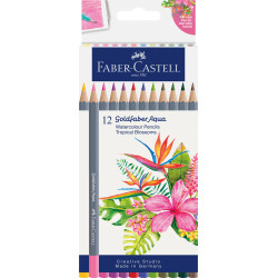 Акварельные карандаши Faber-Castell GoldFaber Aqua, водорастворимые, Multicolor