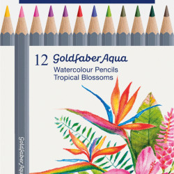 Акварельные карандаши Faber-Castell GoldFaber Aqua, водорастворимые, Multicolor