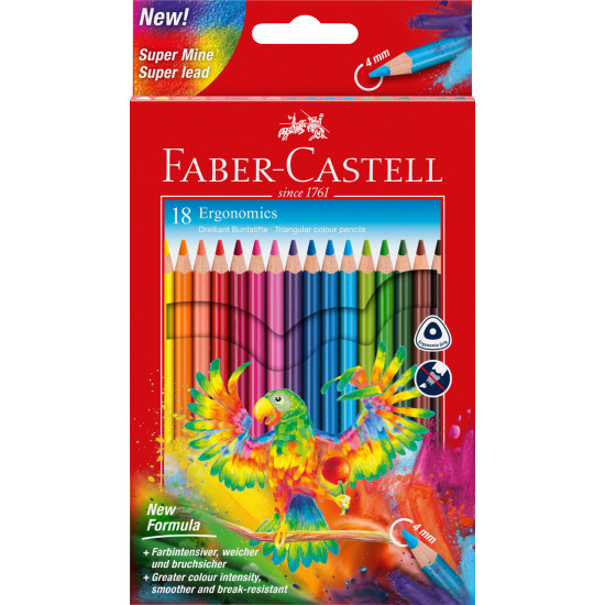 Цветные карандаши Faber-Castell Ergonomics, Multicolor