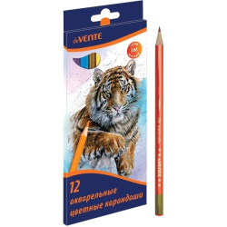 *Akvareļu zīmuļi deVente, 12 krāsas