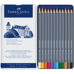 Акварельные карандаши Faber-Castell Goldfaber Aqua 12 цветов