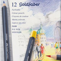 Цветные карандаши Faber-Castell Goldfaber Creative Studio 12 цветов