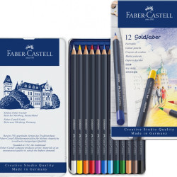 Цветные карандаши Faber-Castell Goldfaber Creative Studio 12 цветов