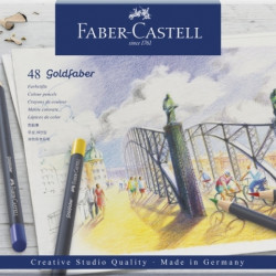 Krāsainie zīmuļi Faber-Castell Goldfaber Creative Studio 48 krāsas