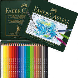 Акварельные карандаши Faber-Castell Albrecht Dürer 24 цвета в металлической коробке
