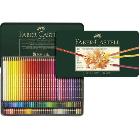 Карандаши Faber-Castell Polychromos 120 цветов профессиональные