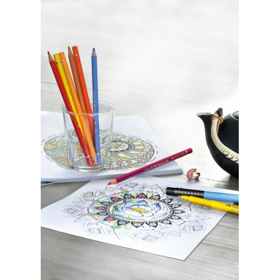 Цветные карандаши Faber-Castell Polychromos 120 цветов в деревянном кейсе