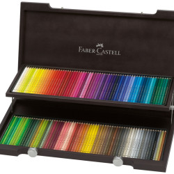 Цветные карандаши Faber-Castell Polychromos 120 цветов в деревянном кейсе