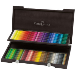 Цветные карандаши Faber-Castell Polychromos 120 цветов в деревянном кейсе