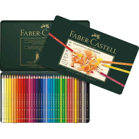 Карандаши Faber-Castell Polychromos 36 цветов профессиональные