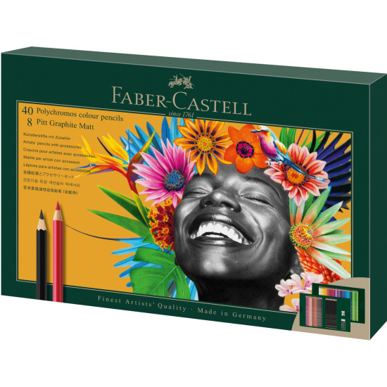 Карандаши Faber-Castell Polychromos Pitt Graphite Matt 50шт