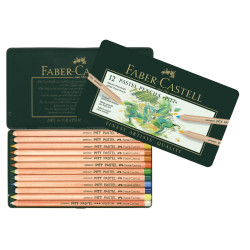 Пастельные карандаши Faber-Castell Pitt söe Ø 4,3мм, 12 цветов
