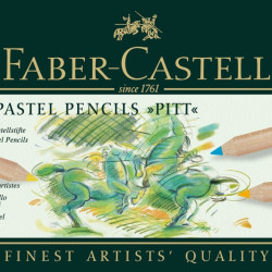 Пастельные карандаши Faber-Castell Pitt söe Ø 4,3мм, 12 цветов