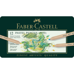 Пастельные карандаши Faber-Castell Pitt söe Ø 4,3мм, 12 цветов