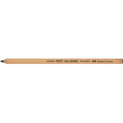 Zīmulis Faber-Castell PITT OIL BASE, melns, mīksts