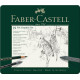 Zīmuļu komplekts Faber Castell Pitt Monochrome 19 priekšmeti