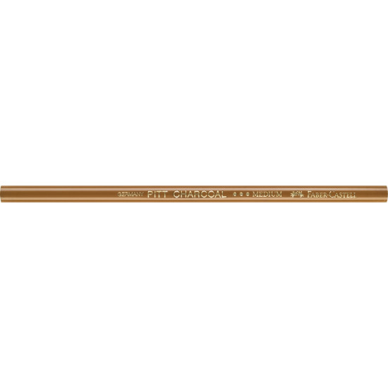 Ogles zīmulis Faber-Castell Pitt Reisskohle, vidējas cietības, melns