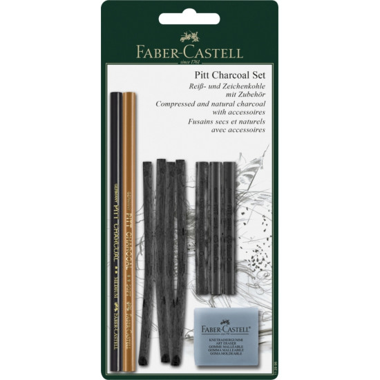 Набор Фабер-Кастелл Pitt Charcoal 10 предметов