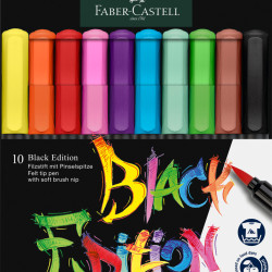 Маркеры Faber-Castell Black Edition 10 цветов