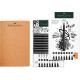 Линеры Faber-Castell Pitt Artist 9 шт + Скетчбук