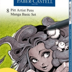 Ручки Faber-Castell Pitt Artist Manga 8 цветов базовый набор
