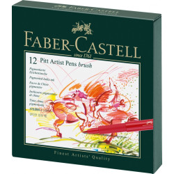 Ручки Faber-Castell Pitt Artist Пен-кисти 12шт набор