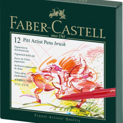 Ручки Faber-Castell Pitt Artist Пен-кисти 12шт набор