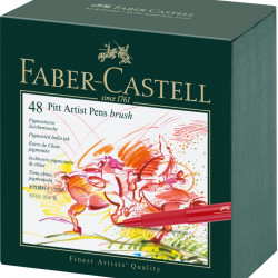 Ручки-кисти Faber-Castell Pitt Artist Pen B набор 48 цветов