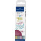 Ручки Faber-Castell Pitt Artist Pen Metallic 15мм 4шт