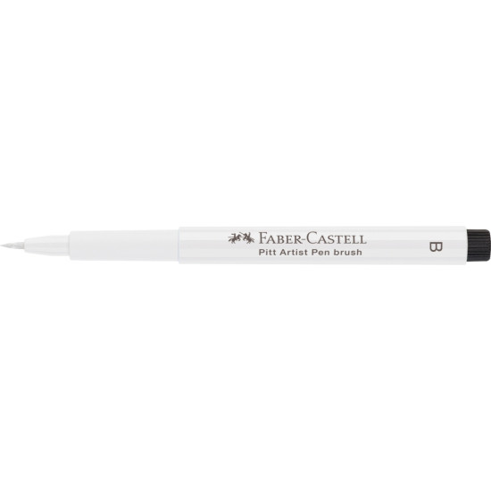 Otas tipa flomāsters Faber Castell Pitt Artist Pen 101, White