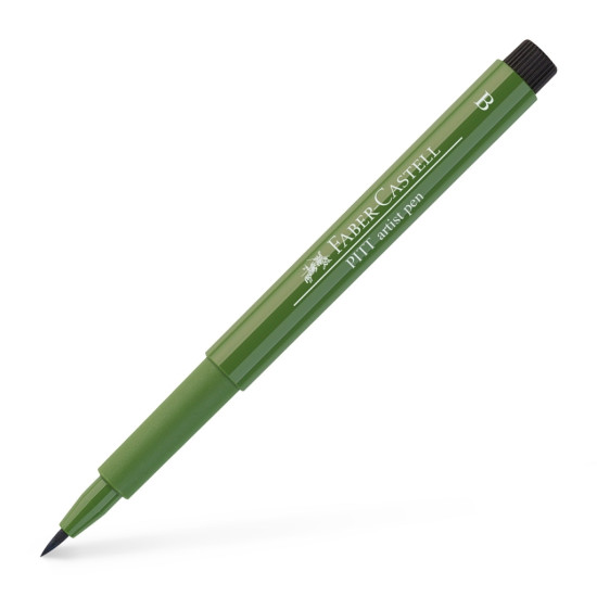 Otas tipa flomāsters Faber Castell Pitt Artist Pen 174, Chromium green opaque