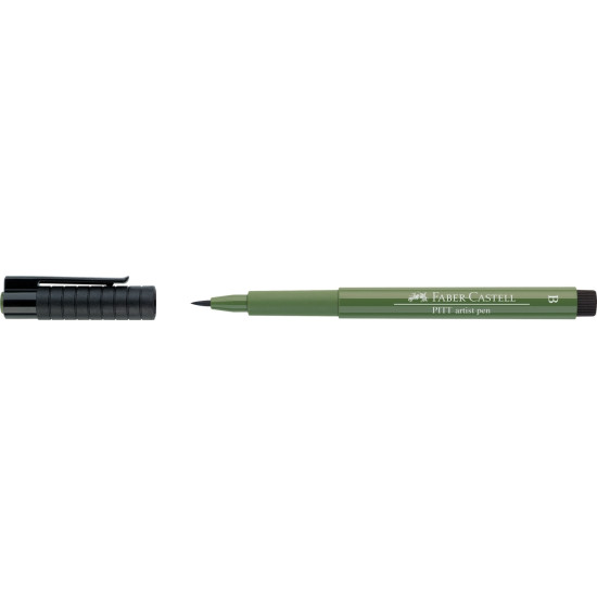 Otas tipa flomāsters Faber Castell Pitt Artist Pen 174, Chromium green opaque