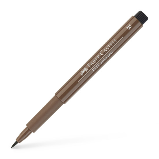 Otas tipa flomāsters Faber Castell Pitt Artist 177, Walnut brown