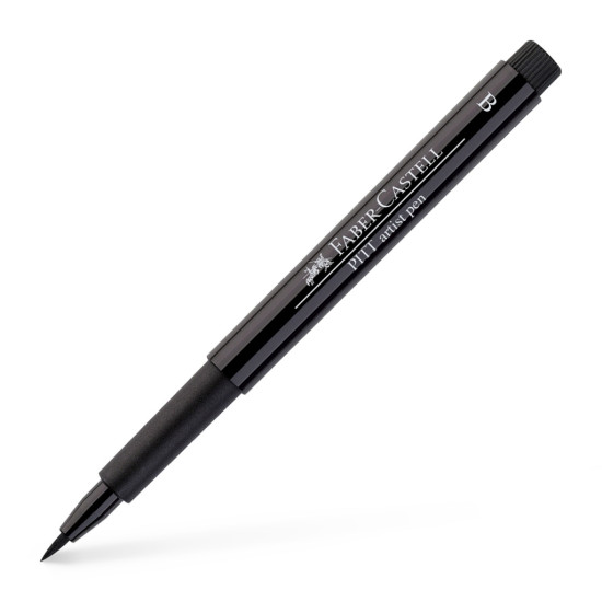 Otas tipa flomāsters Faber Castell Pitt Artist Pen 199, Black