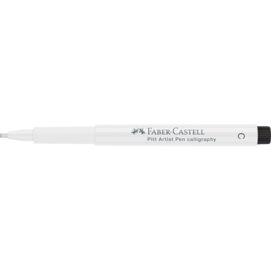 Kaligrāfijas flomasters Faber Castell Pitt Artist Pen, 101 balts