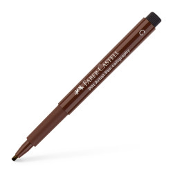 Kaligrāfijas flomasters Faber Castell Pitt Artist Pen,175 tumša sēpija