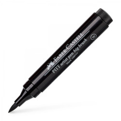 Otas tipa flomāsters Faber Castell Pitt Artist Pen BB 199, Black