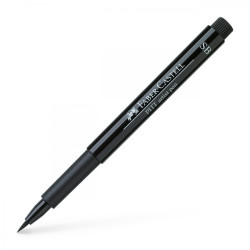 *Otas tipa flomāsters Faber Castell Pitt Artist Pen SB 199, Black