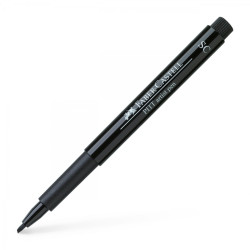 *Kaligrāfijas flomāsters Faber Castell Pitt Artist Pen SC, 199 melns
