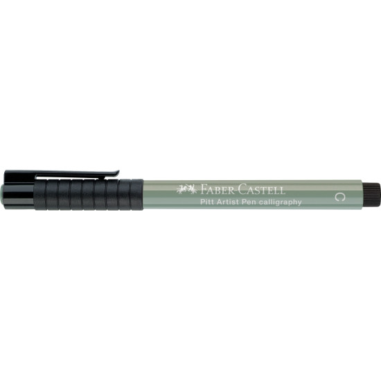 Kaligrāfijas flomasters Faber Castell Pitt Artist Pen, 272 silti pelēks III